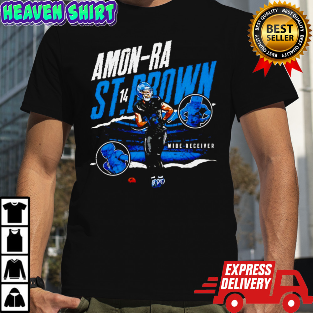 Amon-Ra St Brown 14 Detroit Lions wide receiver shirt