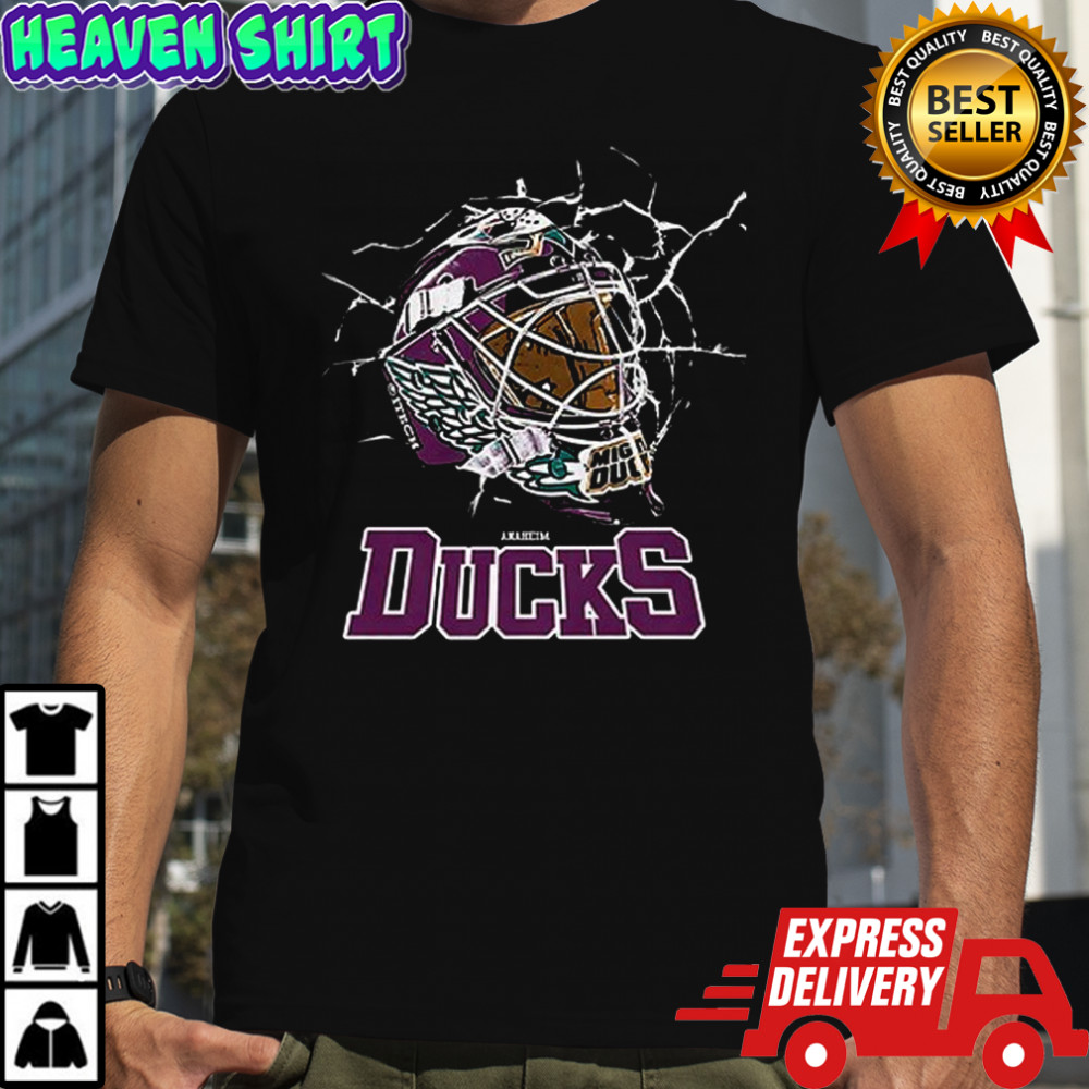 Anaheim Ducks mighty Ducks helmet shirt