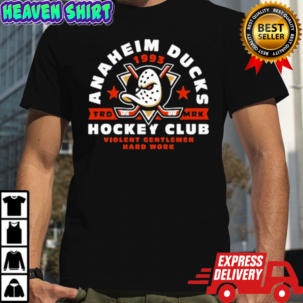 Anaheim Ducks Wild Years Club 1993 T-Shirt