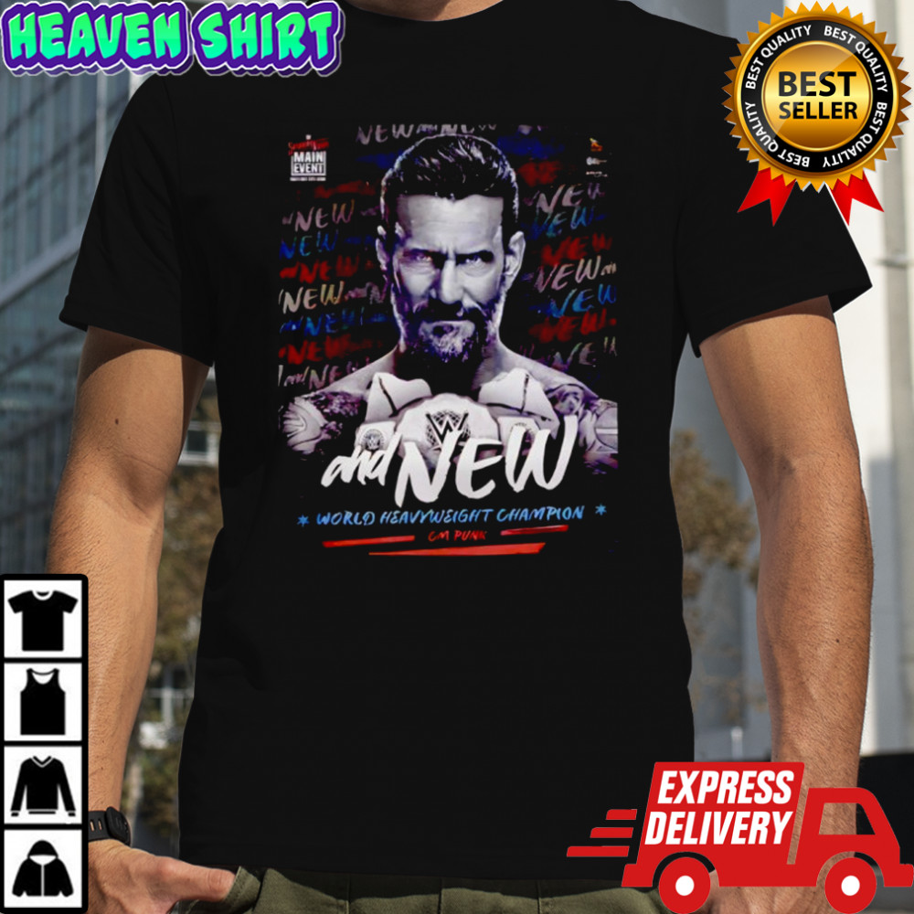 And New World Heavyweight Champion CM Punk shirt