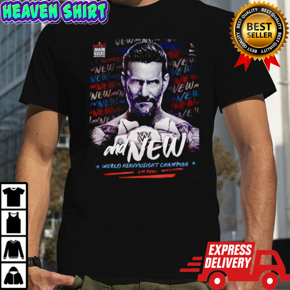 And New World Heavyweight Champion CM Punk shirt
