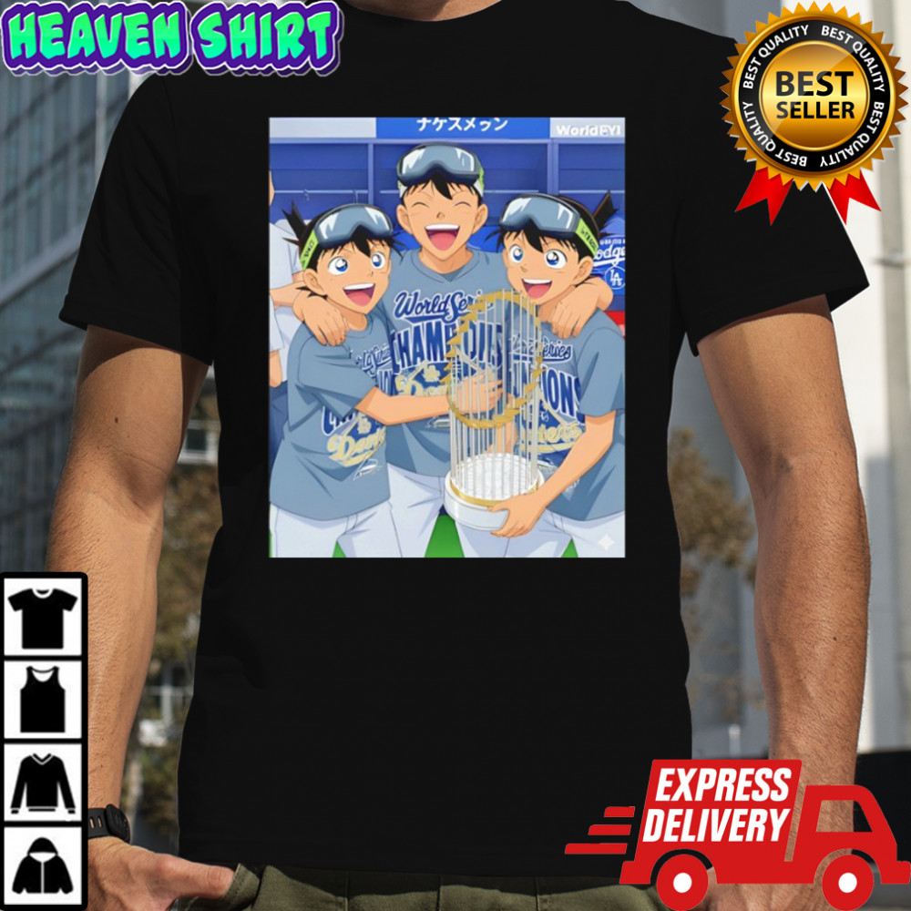 Anime character Los Angeles Dodgers World Series Champions 2025 MLB shirt