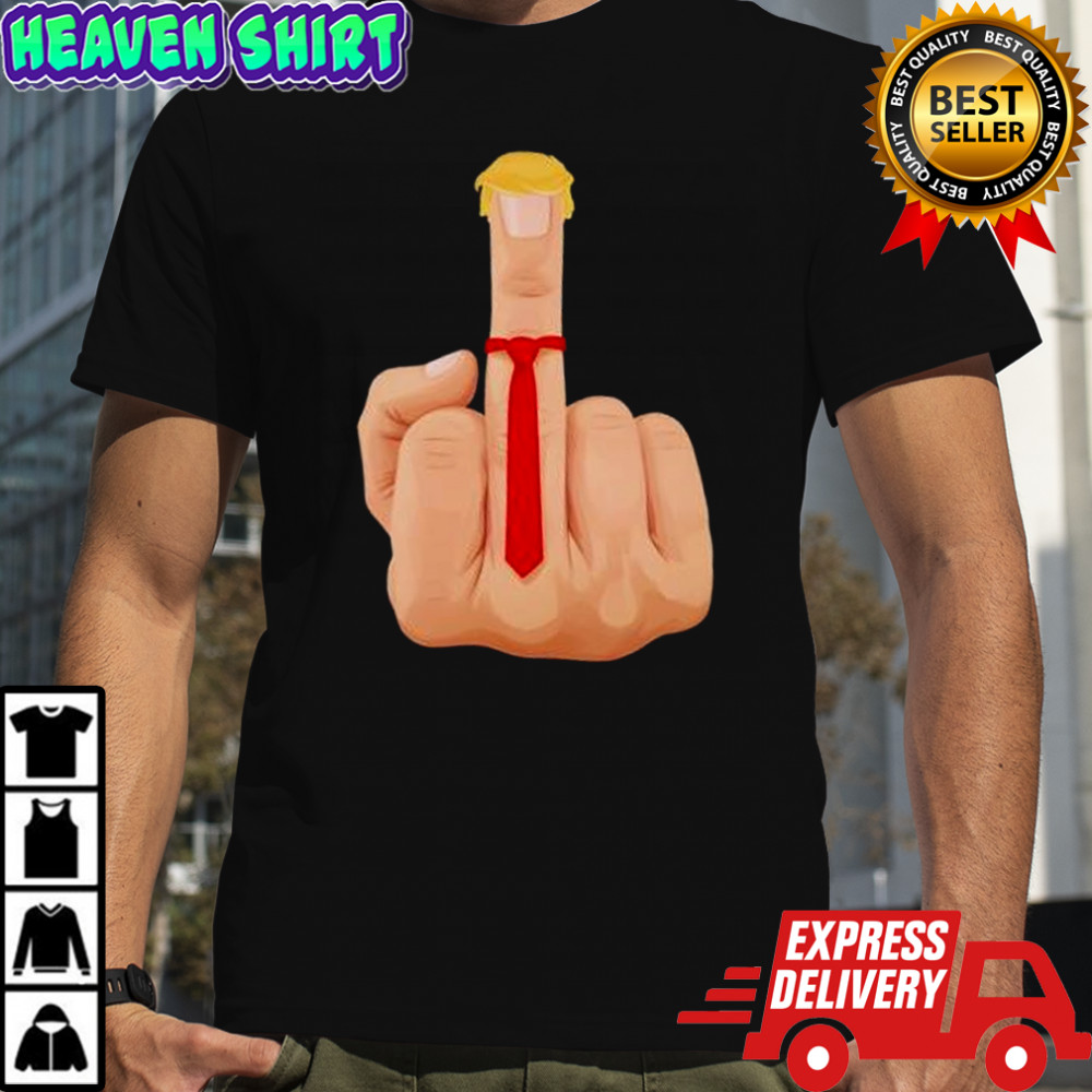 Anti Trump Middle Finger Graphic shirt