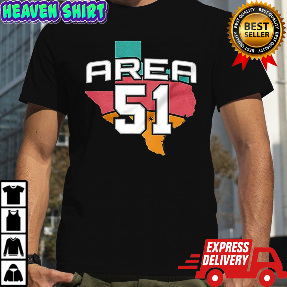 Area 51 Texas San Antonio Spurs shirt