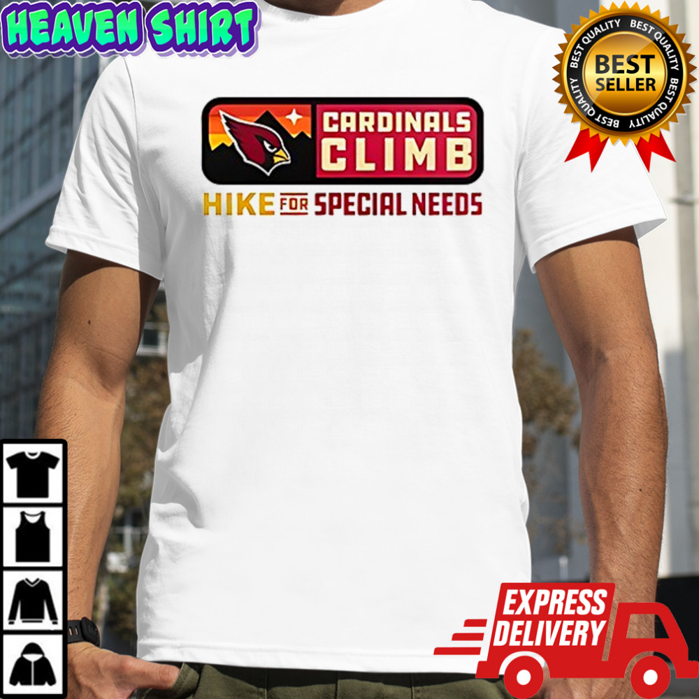 Arizona Cardinals hike for special needs logo shirt
