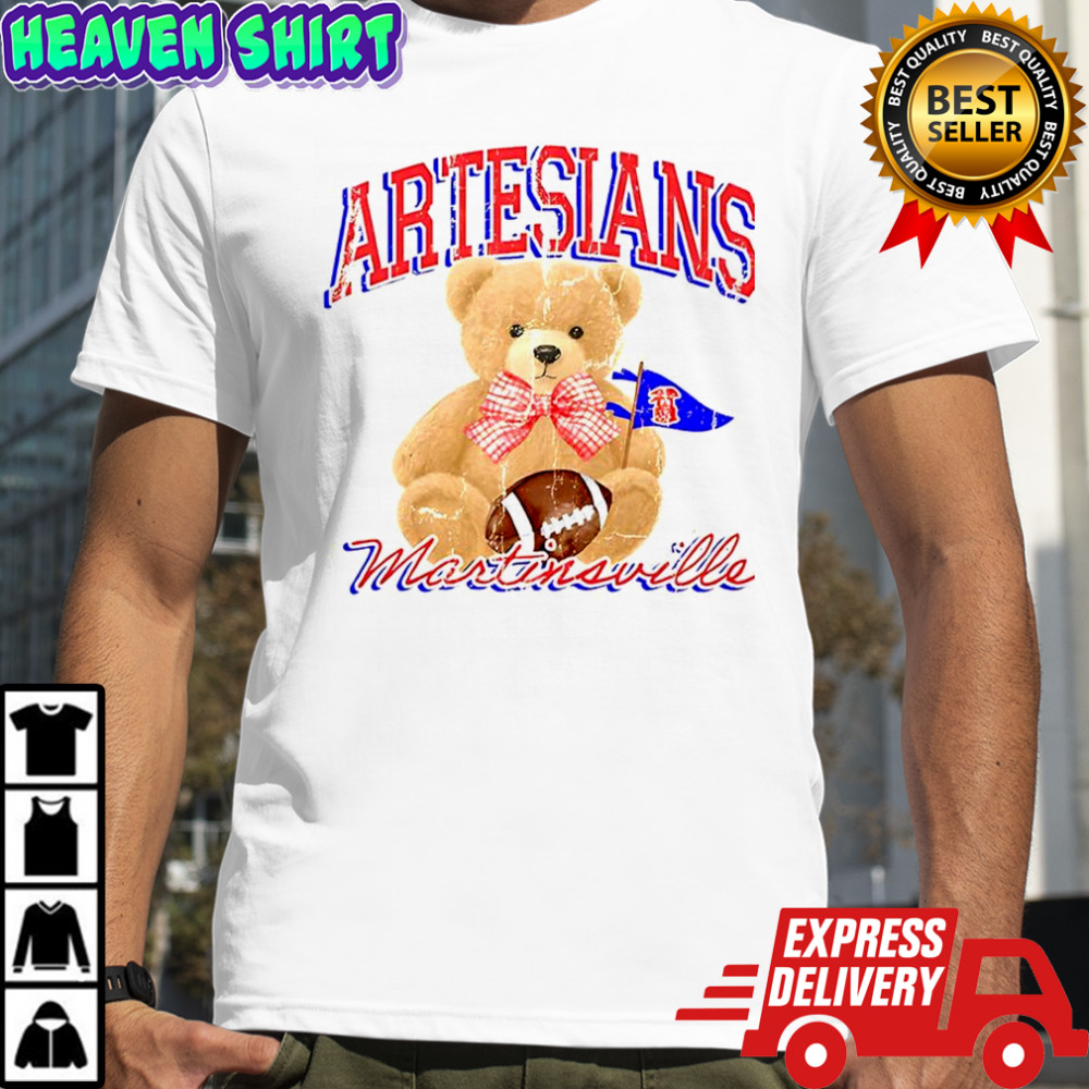 Artesian footbal bear Martinsville graphic shirt