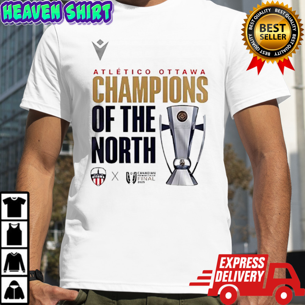 Atlético Ottawa Champions of the North shirt