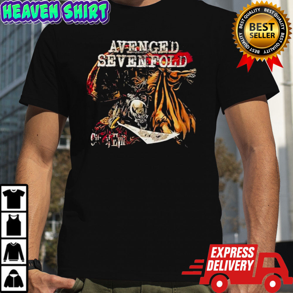 Avenged Sevenfold album City of Evil graphic shirt