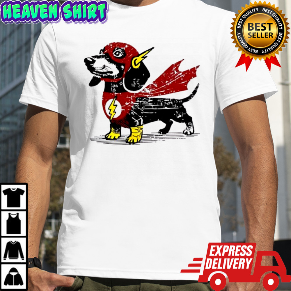 Awesome Dachshund Superhero Funny Wiener Dog shirt