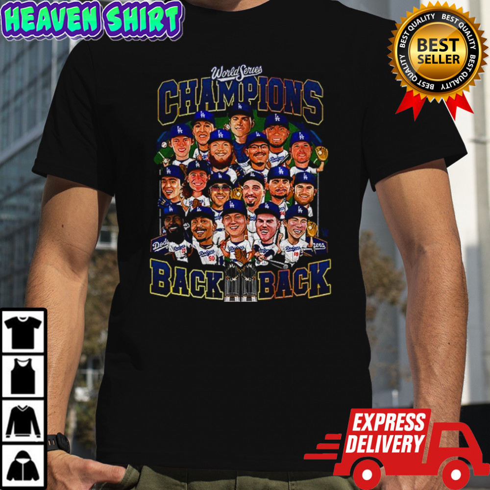 Back 2 Back Champions Los Angeles Dodgers 2025 World Series MLB Players shirt