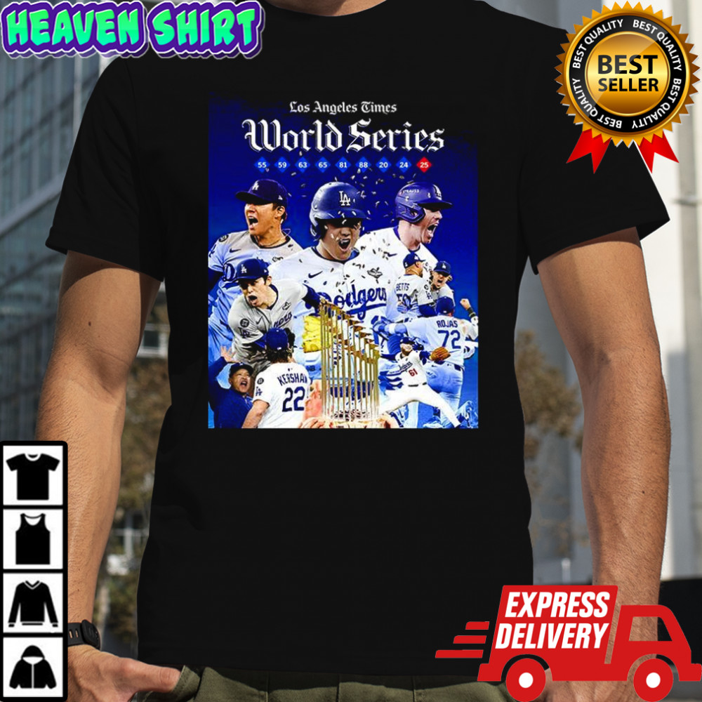 Back-to-back World Series Champion 2025 Los Angeles Dodgers shirt