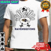 Baltimore Ravens turkey Ravensgiving Thanksgiving with heroes shirt