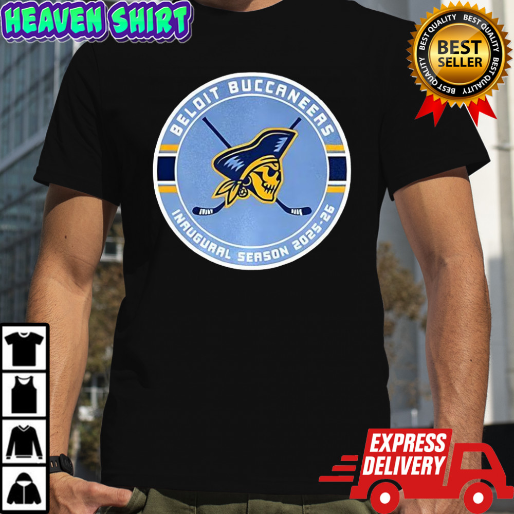 Beloit Buccaneers Inaugural season 2025-2026 logo shirt