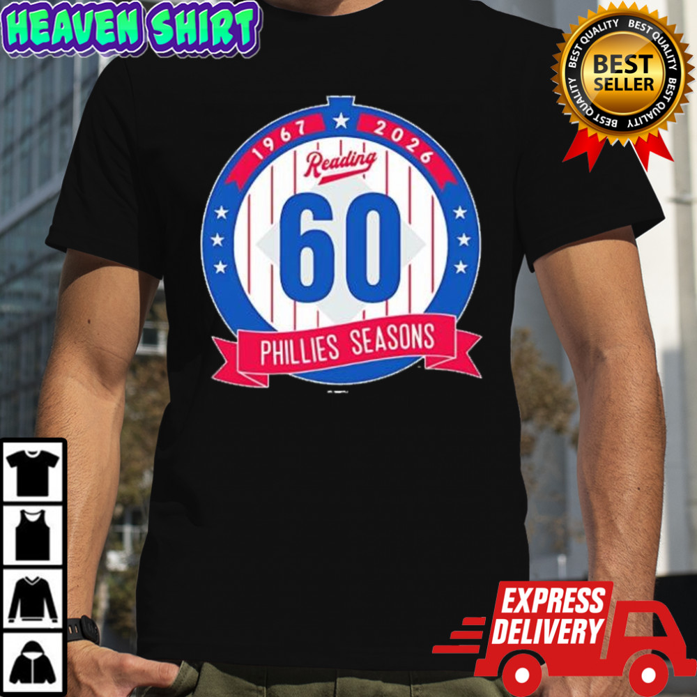 Bimmridder Graphite Heather Phillies Affiliate 60th Anniversary shirt