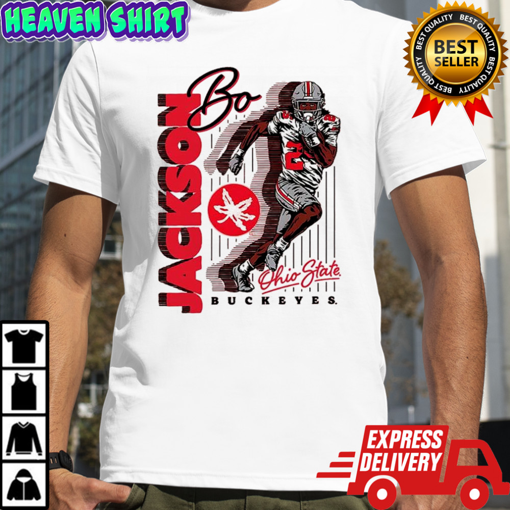 Bo Jackson Ohio State Buckeyes football number 25 motion shirt