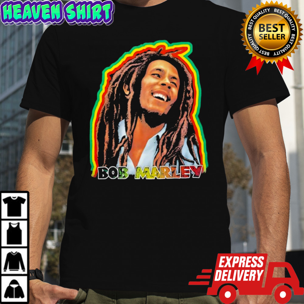 Bob Marley character graphic vintage shirt