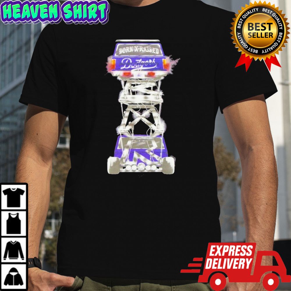 Born X Raised Los Angeles Dodgers Championship Ring Chrome T-shirt