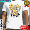 Boston Celtics basketball 2025 clover logo shirt