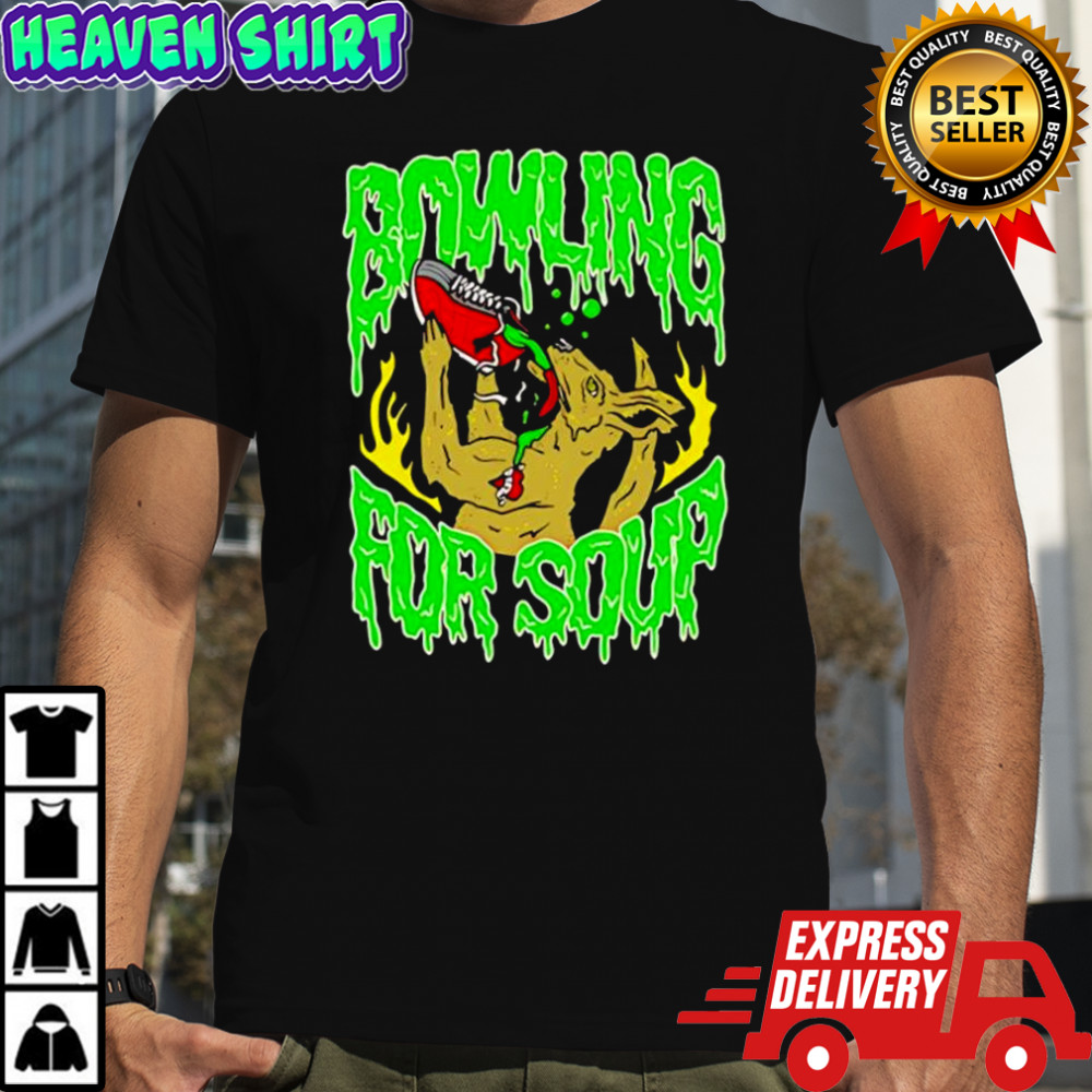 Bowling for Soup rhinoceros bowling shoe logo shirt