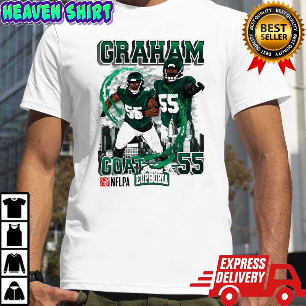 Brandon Graham goat Philadelphia Eagles football caricature shirt