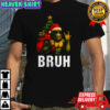 Bruh Bigfoot Christmas Funny Christmas Tree Xmas Sasquatch shirt