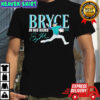 Bryce Miller in his Veins signature shirt