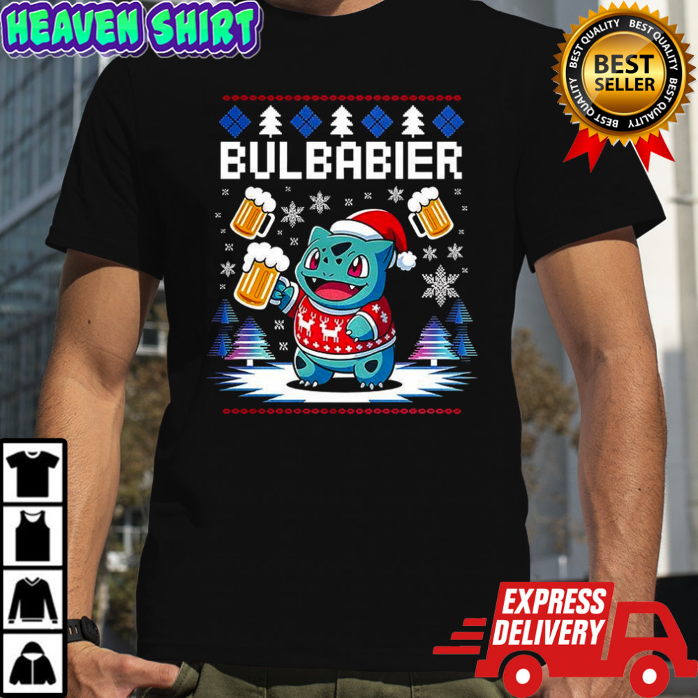 Bulbabier Pokémon Bulbasaur ugly Christmas shirt