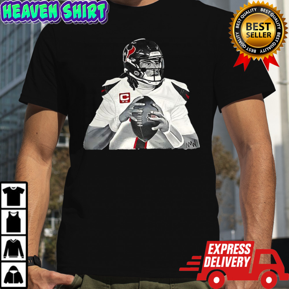 C. J. Stroud player football art shirt