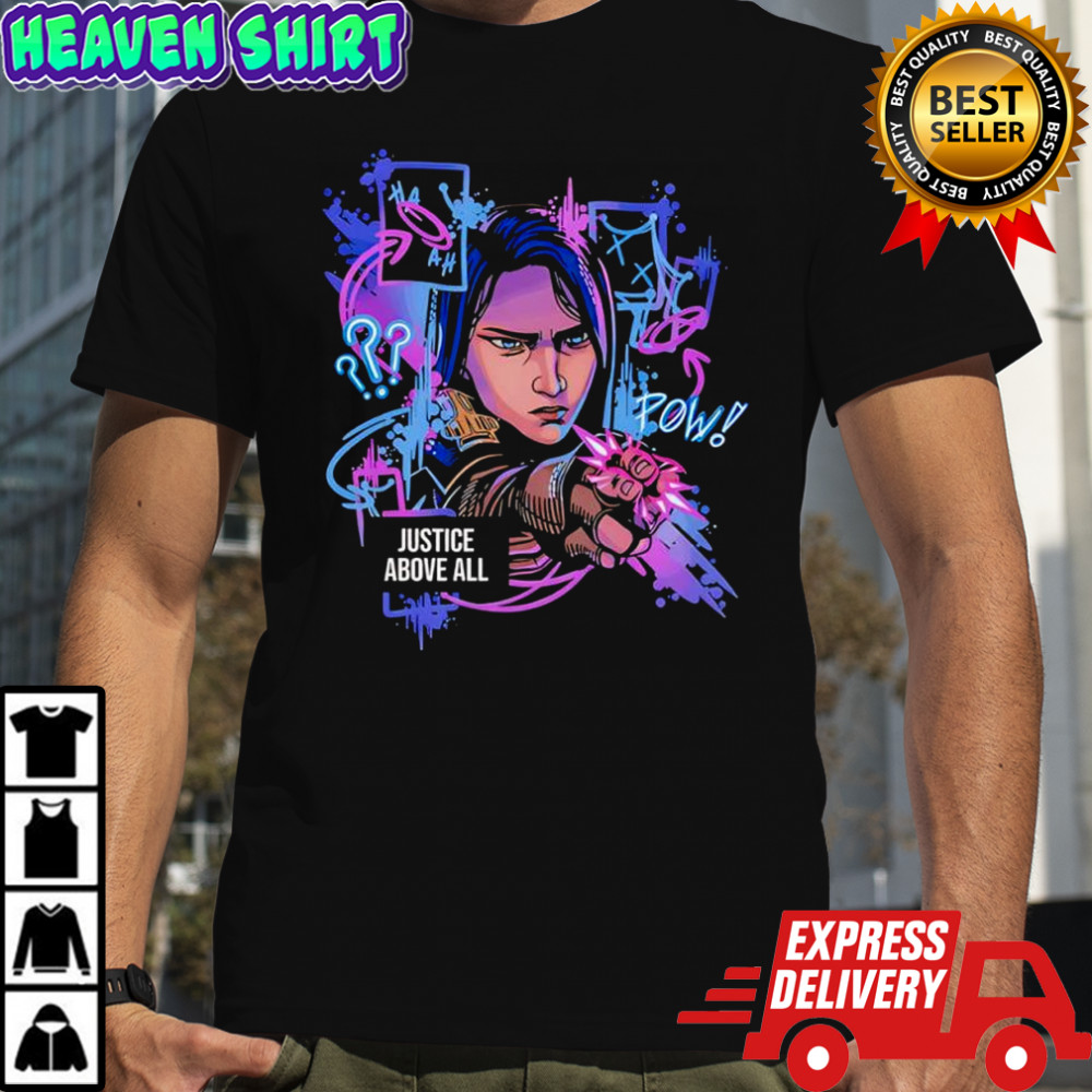 Caitlyn Kiramman Justice Above All graphic shirt
