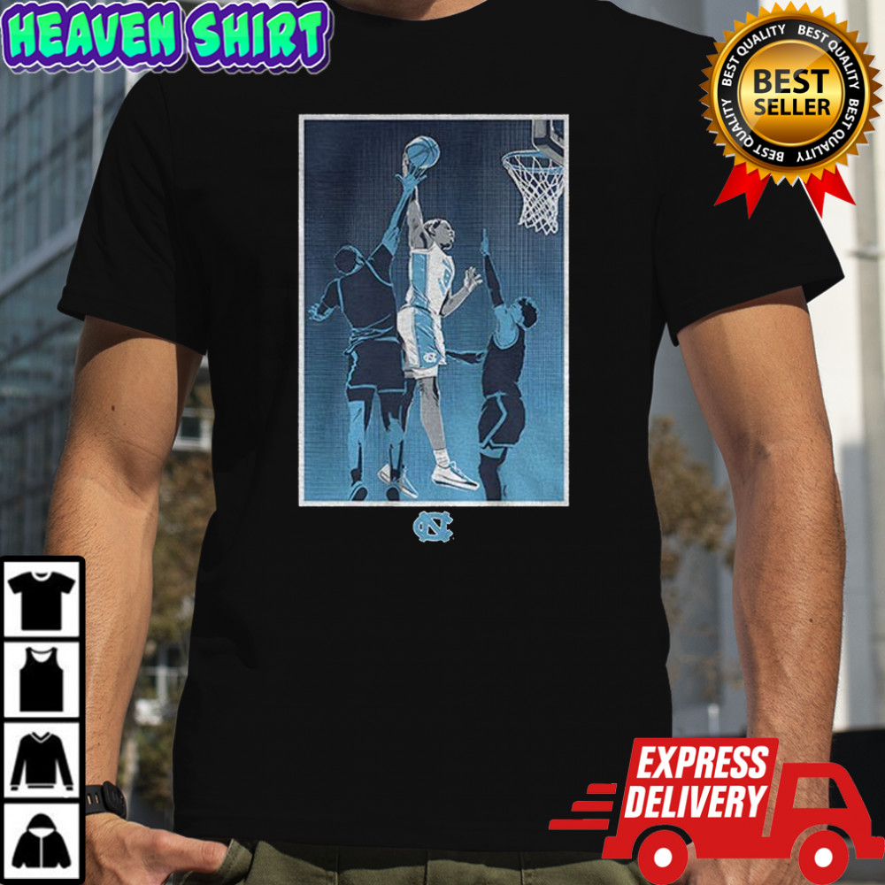 Caleb Wilson UNC North Carolina Tar Heels NBA Basketball cartoon shirt