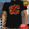 Calgary Flames logo Holiday Merry Christmas lights shirt