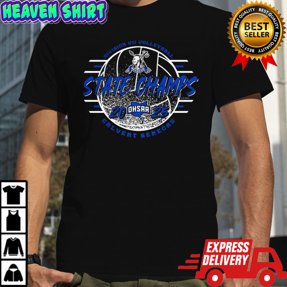 Calvert Senecas 2025 OHSAA Volleyball Division 7 State Champions shirt