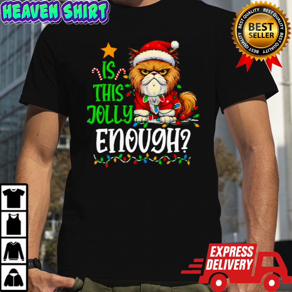 Cat Christmas is this jolly enough shirt
