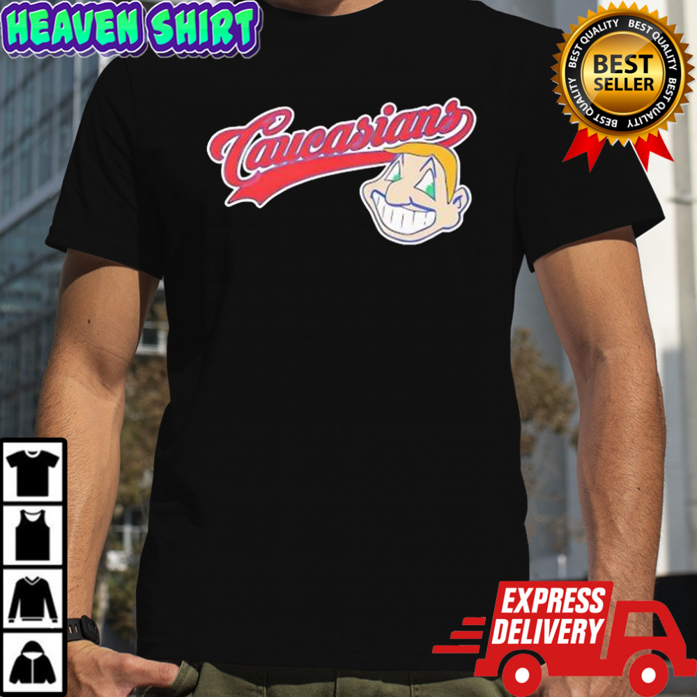 Caucasians Indians parody shirt
