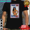 Chelsea Green WWE Patrihot I want you as a Patrihot America shirt
