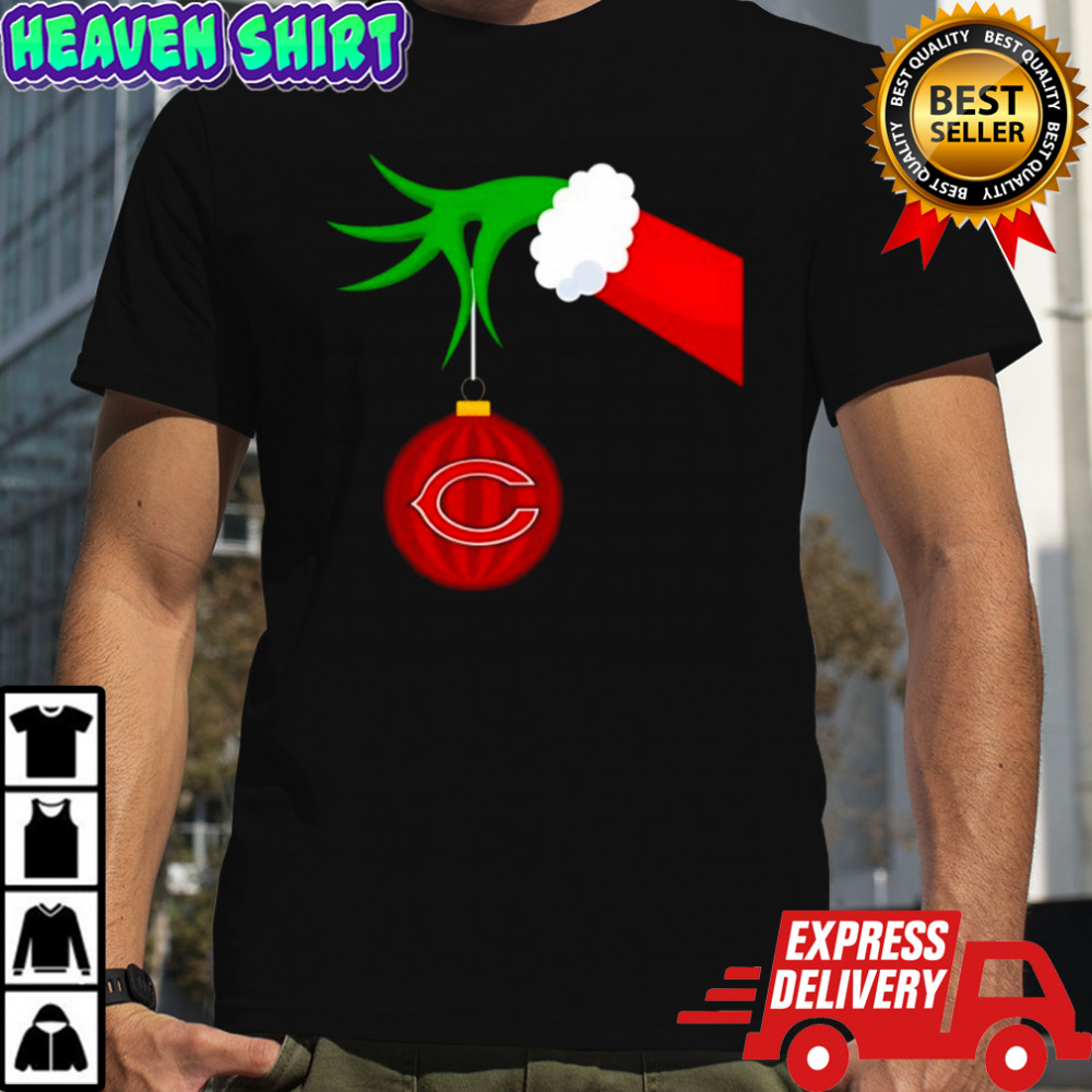 Chicago Bears Grinch Hand Holiday Christmas shirt