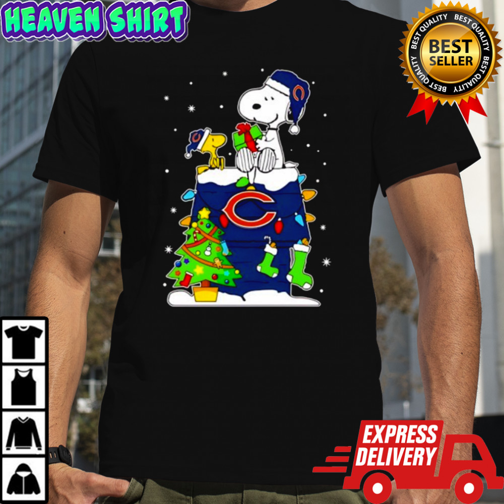 Chicago Bears Snoopy and Woodstock Christmas shirt