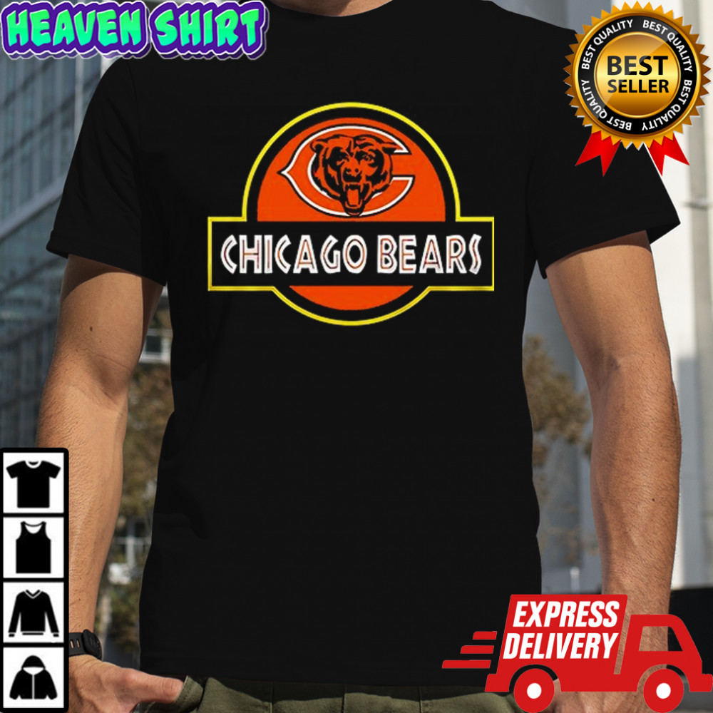 Chicago Bears x Jurassic Park life finds a way shirt