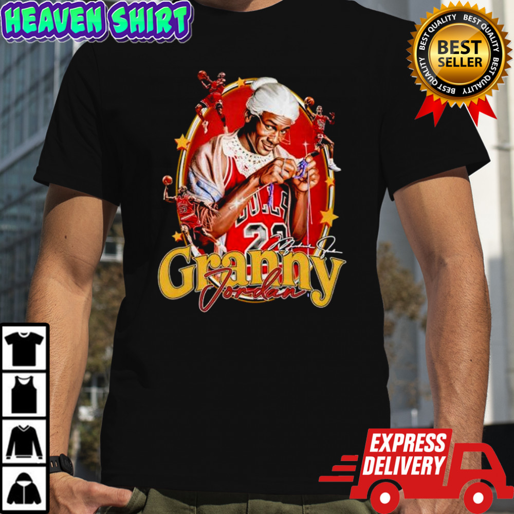 Chicago Bulls Jordan Granny signature graphic shirt