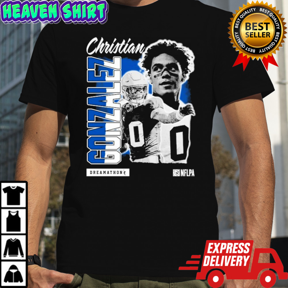 Christian Gonzalez NFLPA Dreamathon T-shirt