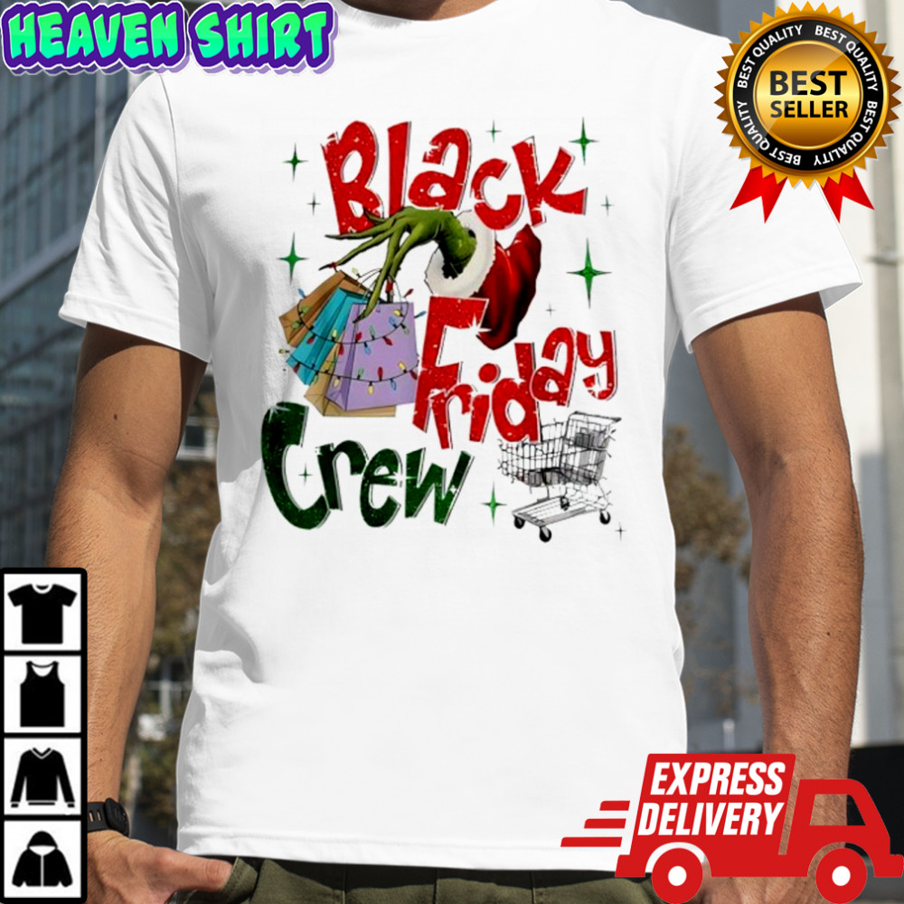 Christmas Black Shopping Family Funny Friday Shopping Crew shirt