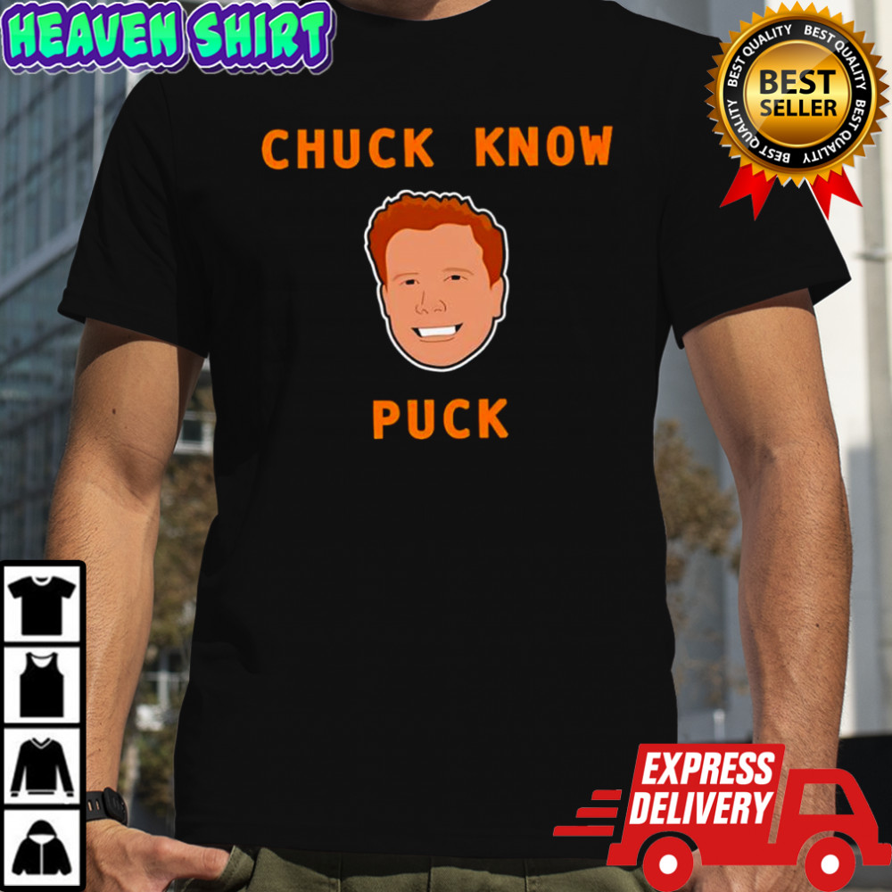 Chuck Know Puck graphic shirt