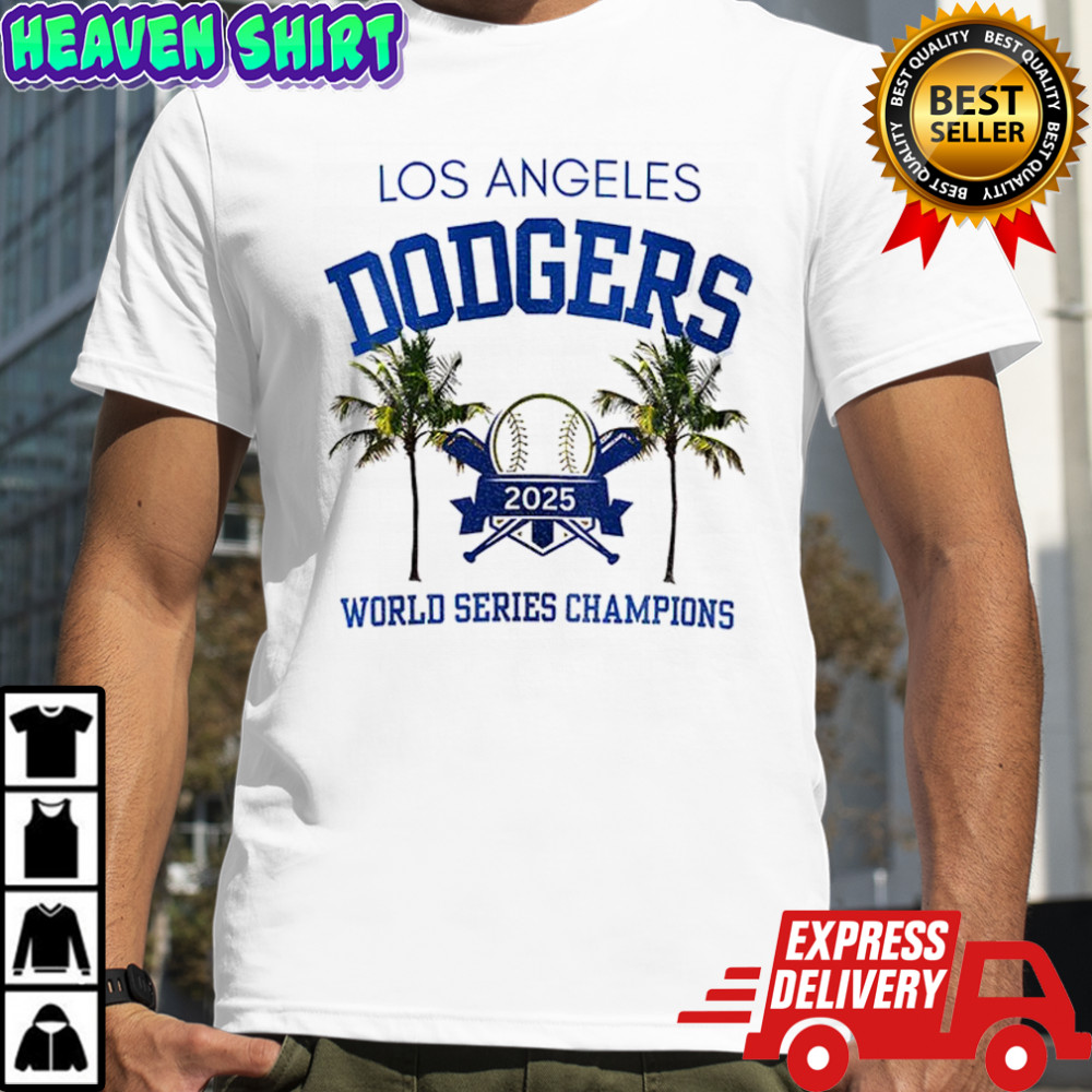 Coconut trees Los Angeles Dodgers Baseball World Series 2025 Champions shirt