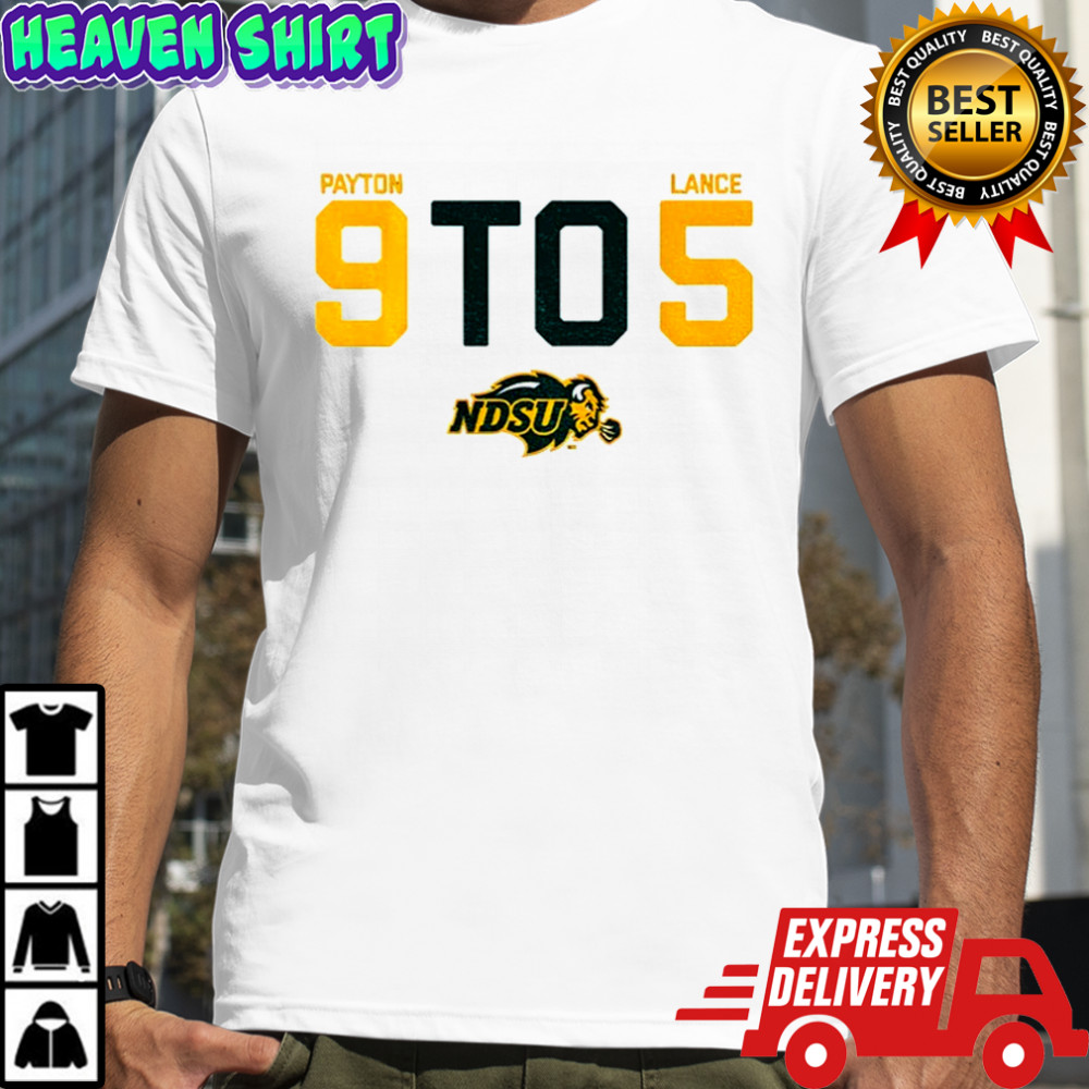 Cole Payton Bryce Lance 9 to 5 North Dakota State Bison football 2025 shirt