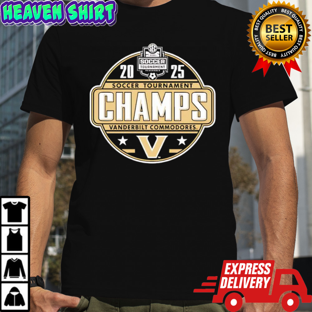 Commodores 2025 SEC Women’s Soccer Tournament Champions shirt