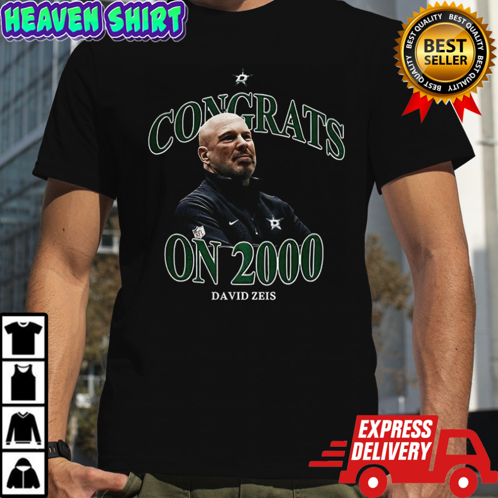 Congrats on 2000 David Zeis Dallas Stars NHL shirt