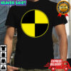 Crash test dummy impersonation shirt