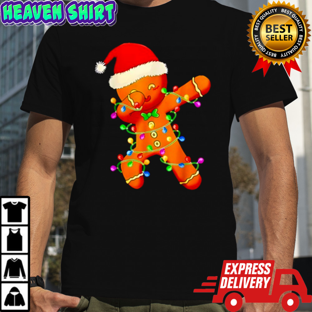 Dabbing Gingerbread Christmas shirt