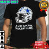 Dallas Cowboys Anti Social Social Club X Nfl Helmet Shirt