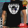 Dallas Cowboys Las Vegas Raiders bleed Raiders mashup logo shirt